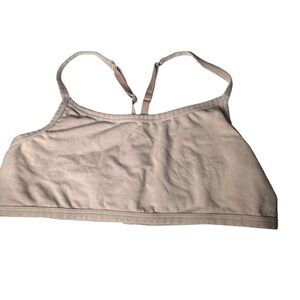 PINK Victoria’s Secret Cage Back Bralette Large Cream